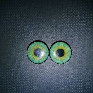 Blue Green Eyeball Plugs